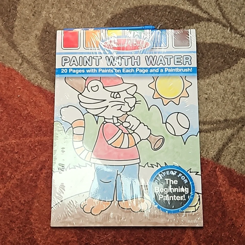 VINTAGE paint with water books for young children. Perfect for a preschool - Picture 6 of 9
